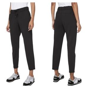 Lululemon On The Fly Pants Black Athleisure Casual Travel
